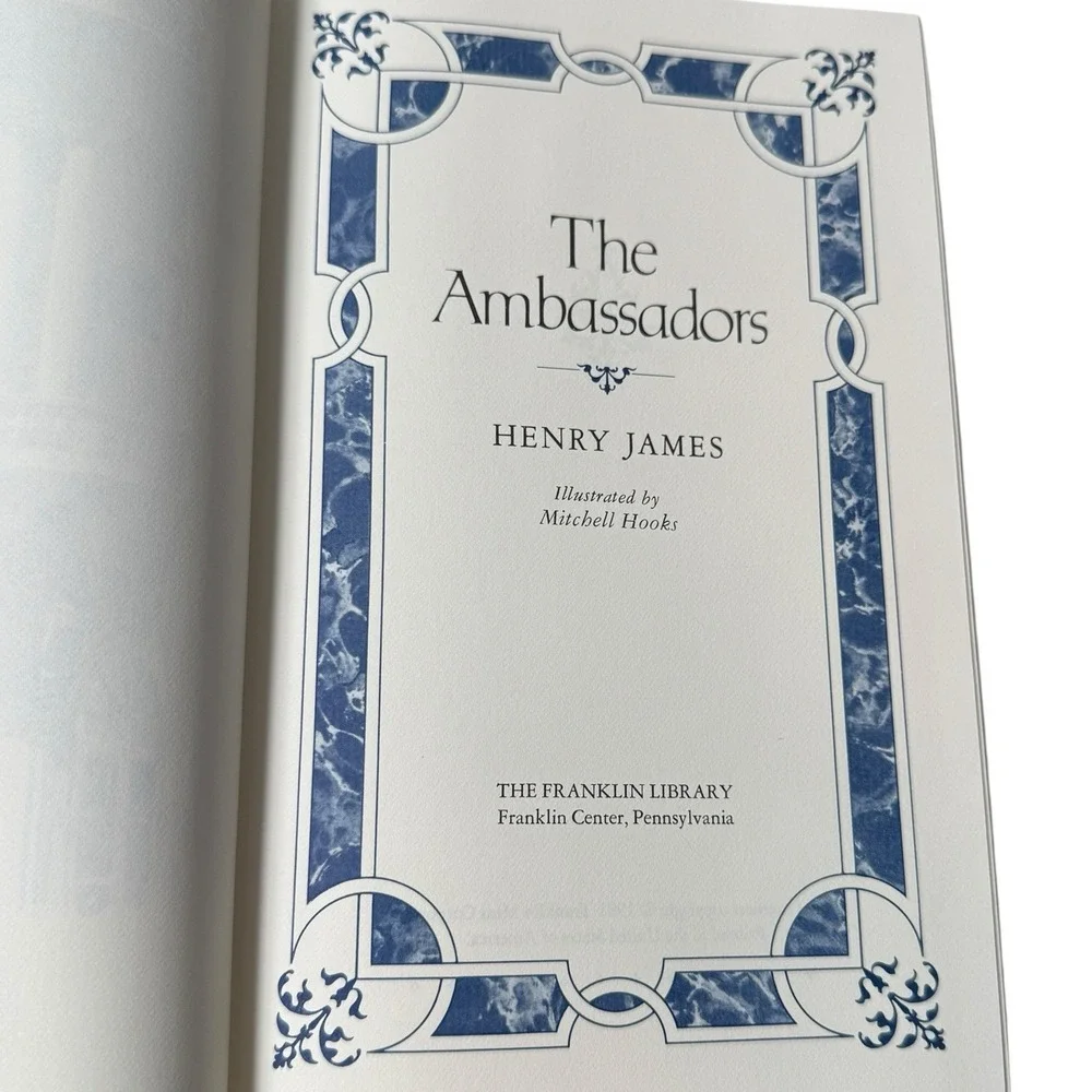 VTG Ambassadors by‎ Henry James The Franklin Library 1/4 Leather Binding 1981